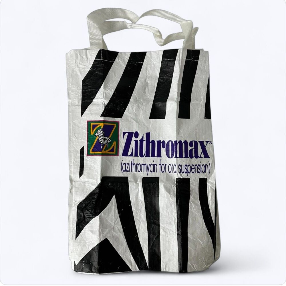 Zithromax Reusable Bag Pharma Rep‎ Promotional Collectible Zebra